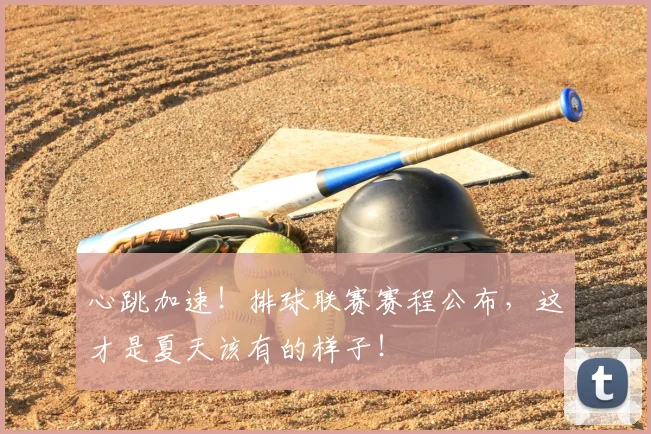 心跳加速!排球联赛赛程公布,这才是夏天该有的样子!