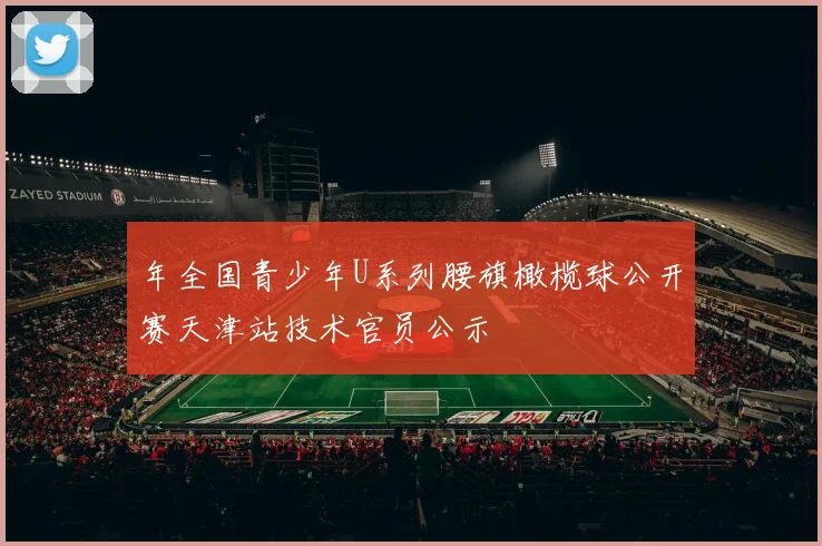 年全国青少年U系列腰旗橄榄球公开赛天津站技术官员公示