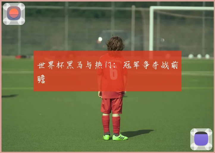 世界杯黑马与热门:冠军争夺战前瞻